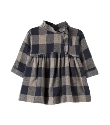 1 + in the Family Baby Perugia checked flannel dress | Thumbnail 1