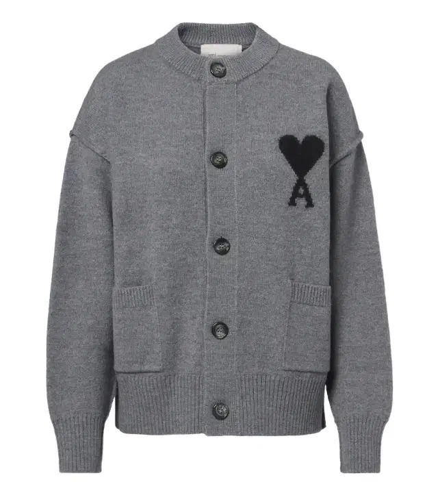 Ami Paris Ami de Coeur wool cardigan