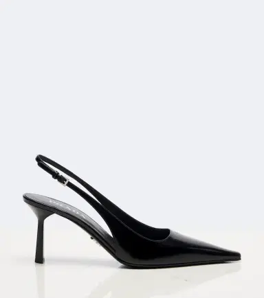 Prada Leather slingback pumps | Thumbnail 4