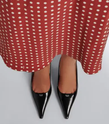 Prada Leather slingback pumps | Thumbnail 5