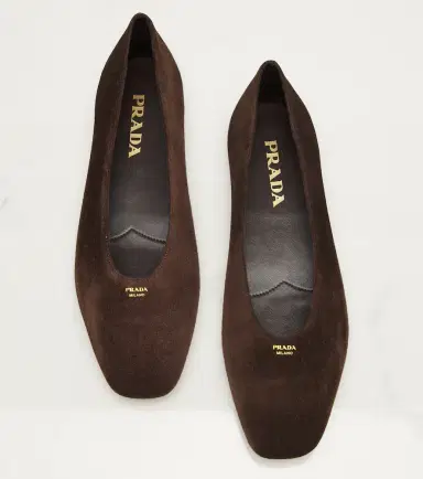 Prada Suede ballet flats | Thumbnail 4 Prada Suede ballet flats | Thumbnail 4
