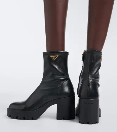Prada Leather ankle boots | Thumbnail 6 Prada Leather ankle boots | Thumbnail 6
