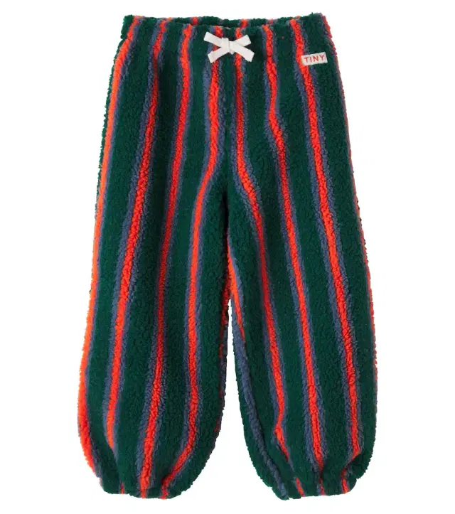Tinycottons Striped teddy sweatpants