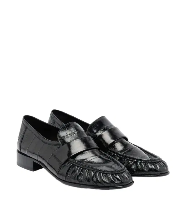 The Row Soft leather loafers