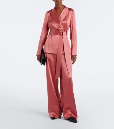 Joseph Dijon silk satin wide-leg pants | Thumbnail 4 Joseph Dijon silk satin wide-leg pants | Thumbnail 4
