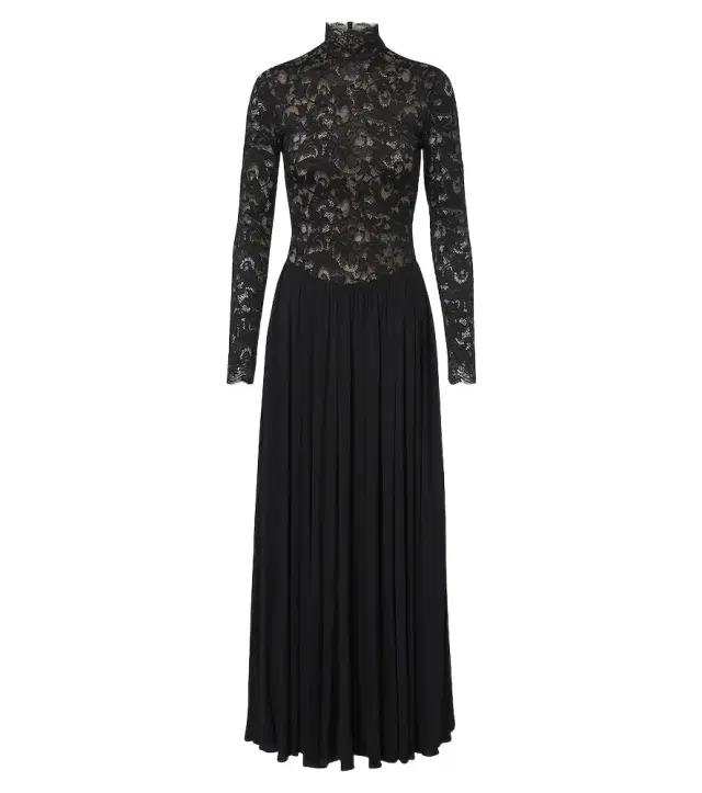 Zimmermann Lace and jersey maxi dress