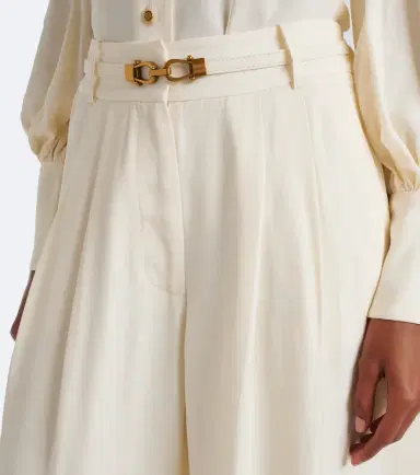 Zimmermann Belted wide-leg pants | Thumbnail 3
