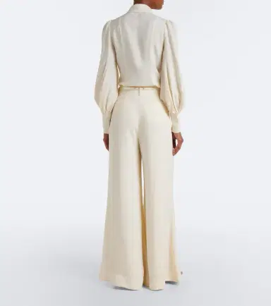 Zimmermann Belted wide-leg pants | Thumbnail 6