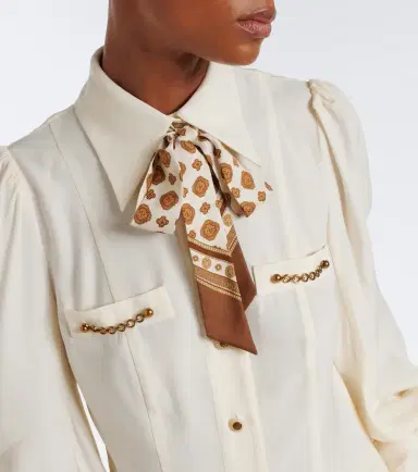 Zimmermann Utility tie-neck blouse | Thumbnail 4
