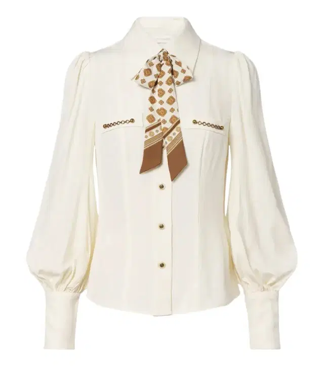 Zimmermann Utility tie-neck blouse