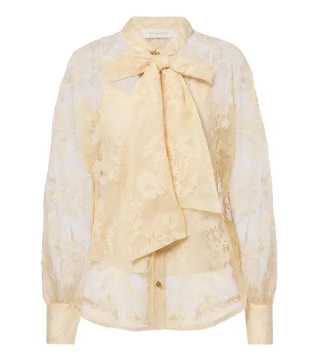 Valiant tie-neck lace blouse