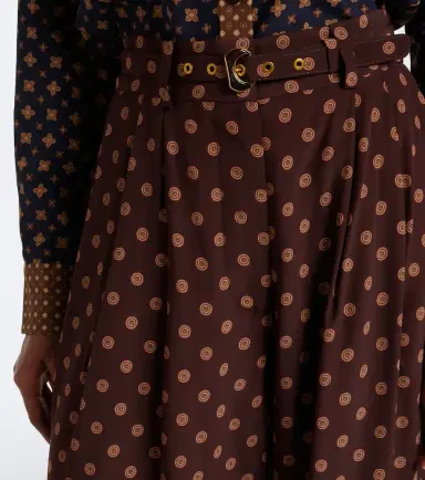 Zimmermann Belted printed wide-leg pants | Thumbnail 3