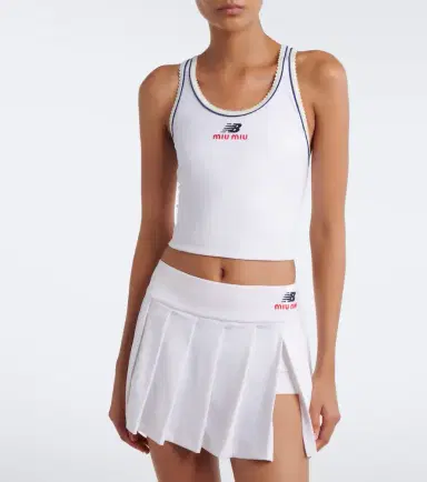 Miu Miu x New Balance jersey crop top | Thumbnail 4