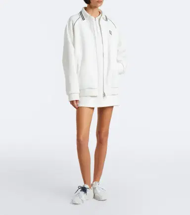 Miu Miu Cotton piqué blouson jacket | Thumbnail 4