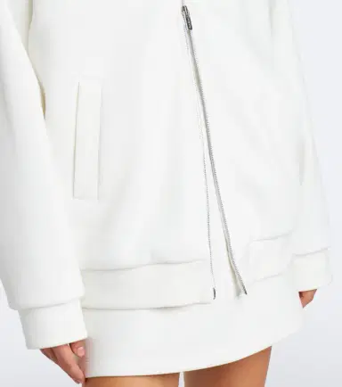 Miu Miu Cotton piqué blouson jacket | Thumbnail 6