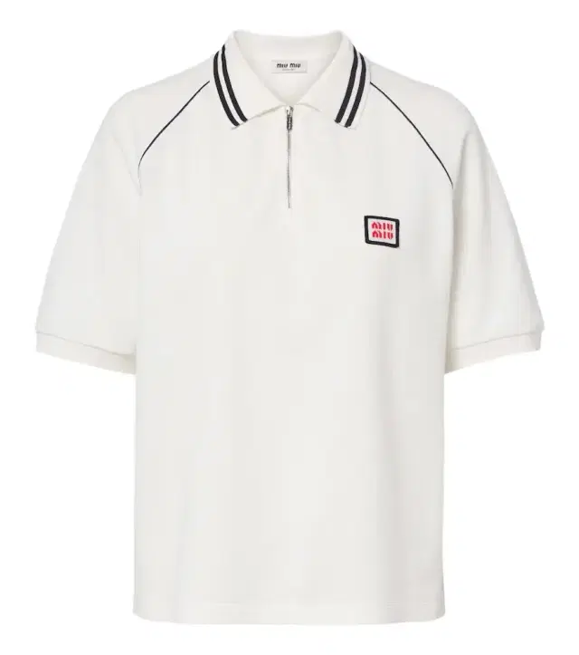 Miu Miu Cotton piqué polo shirt