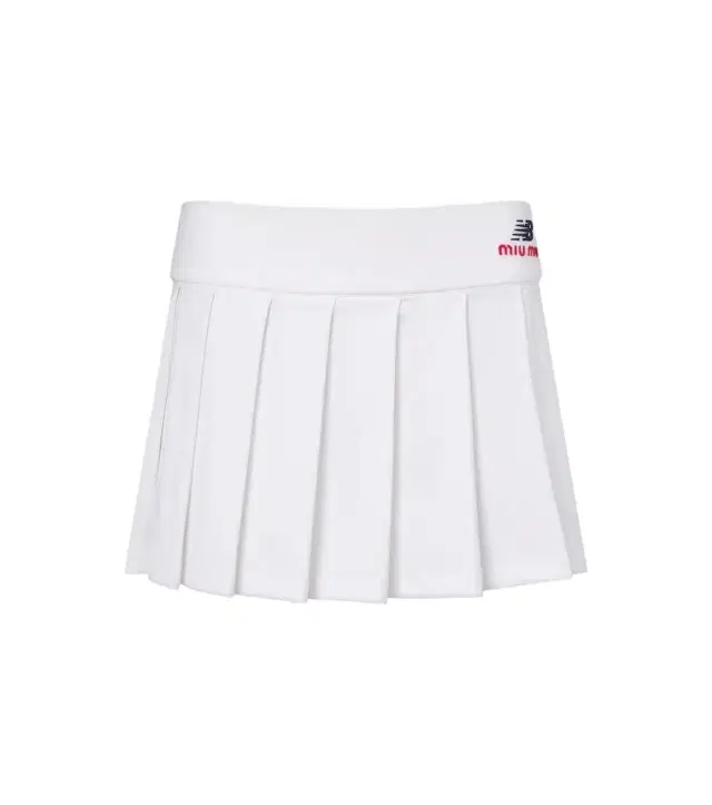 x New Balance pleated jersey miniskirt