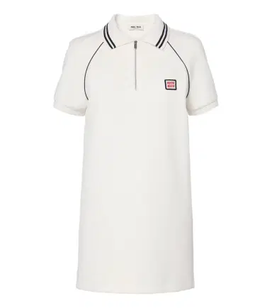 Miu Miu Cotton piqué polo dress | Thumbnail 1