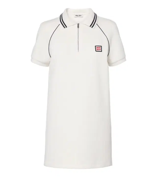 Miu Miu Cotton piqué polo dress