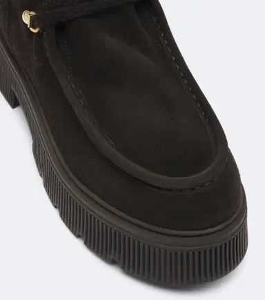 Bogner Turin shearling-trimmed suede lace-up boots | Thumbnail 2