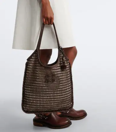 Miu Miu Ivy crochet raffia-effect shopper | Thumbnail 5 Miu Miu Ivy crochet raffia-effect shopper | Thumbnail 5