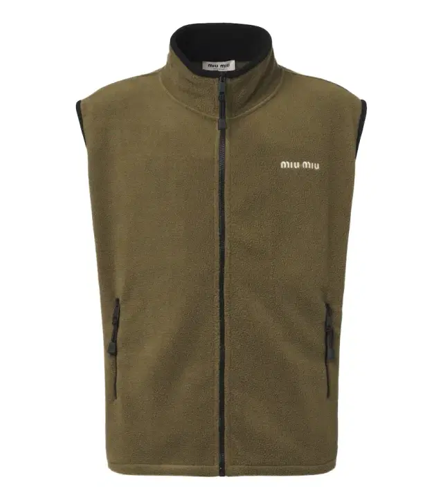 Fleece zip-up vest