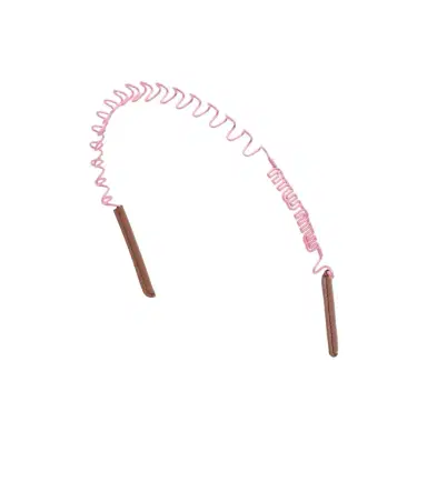 Miu Miu Logo leather-trimmed headband | Thumbnail 1