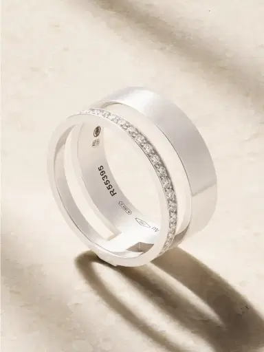 Repossi Berbere 18-karat White Gold Diamond Ring | Thumbnail 1 Repossi Berbere 18-karat White Gold Diamond Ring | Thumbnail 1