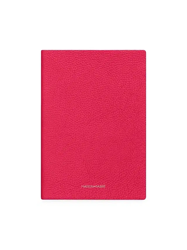 MAISON de SABRÉ Leather Notebook - Shibuya Fuchsia