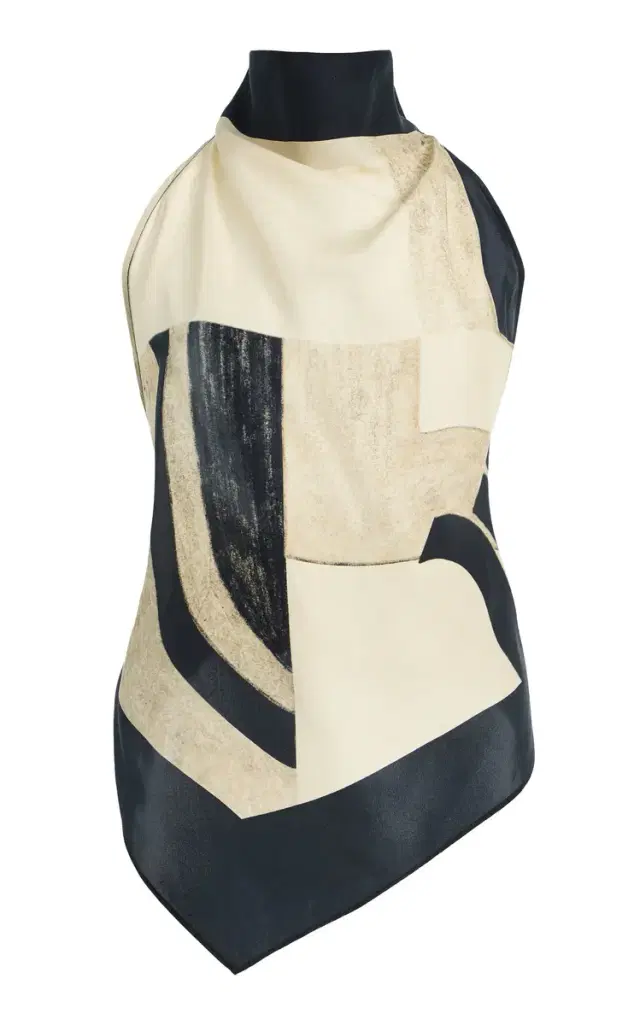 SIR. Sona Silk Halter Tie Top