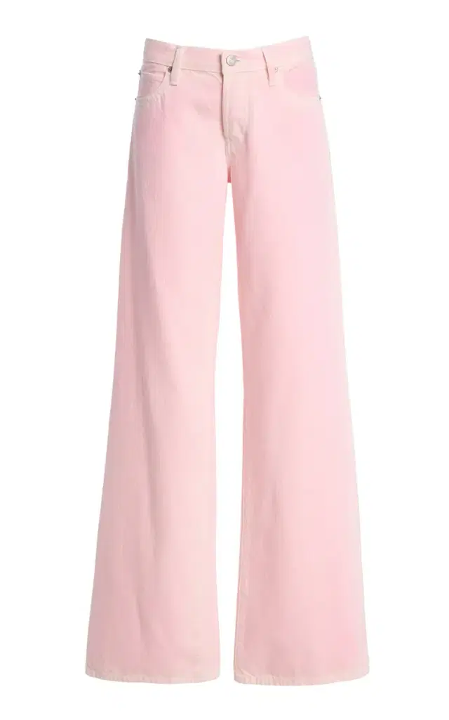 FRAME The Gray Rigid Low-Rise Flared-Leg Jeans