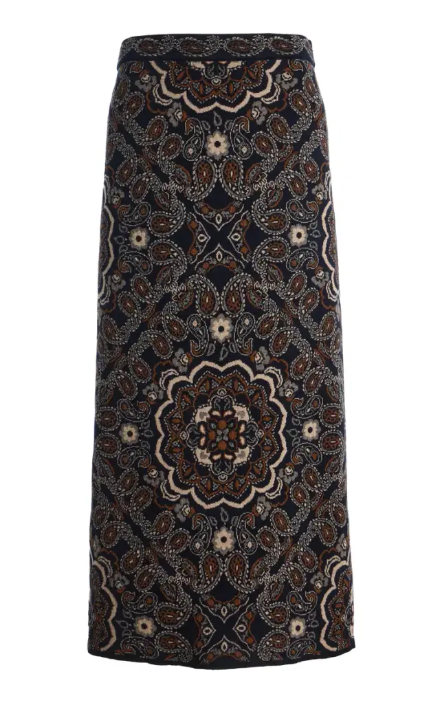 Cara Cara Clara Wool-Cotton Maxi Skirt