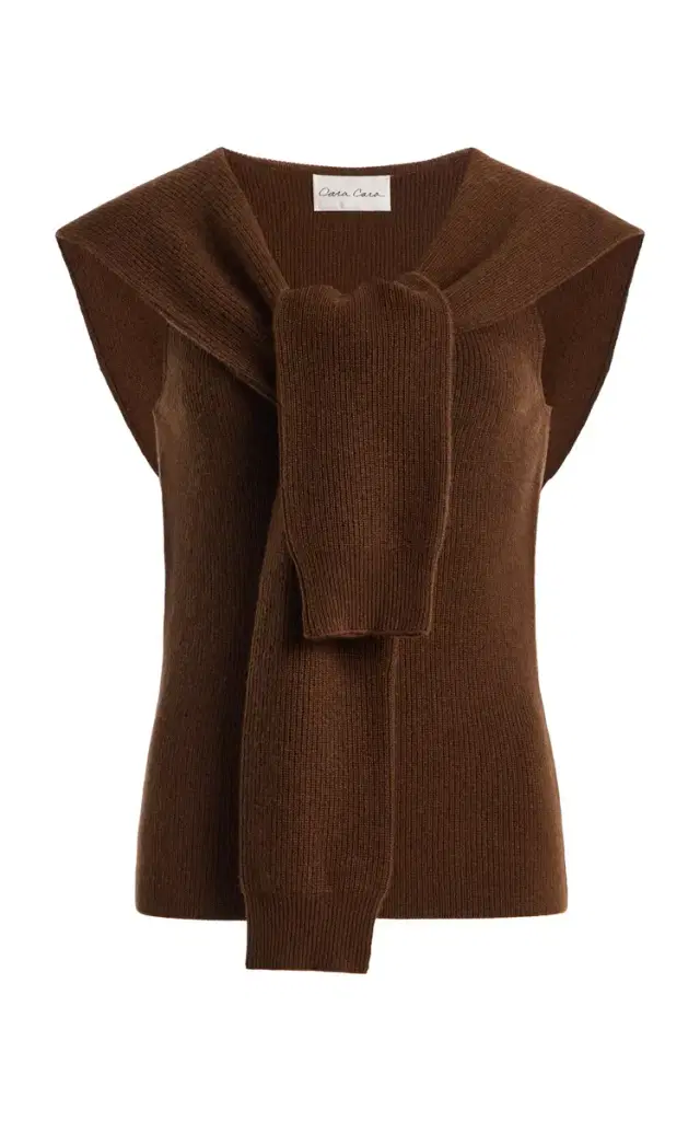 Cara Cara Ember Wool-Cashmere Top