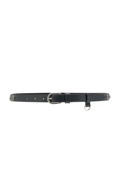 Prada Horseshoe Buckle Leather Belt | Thumbnail 1