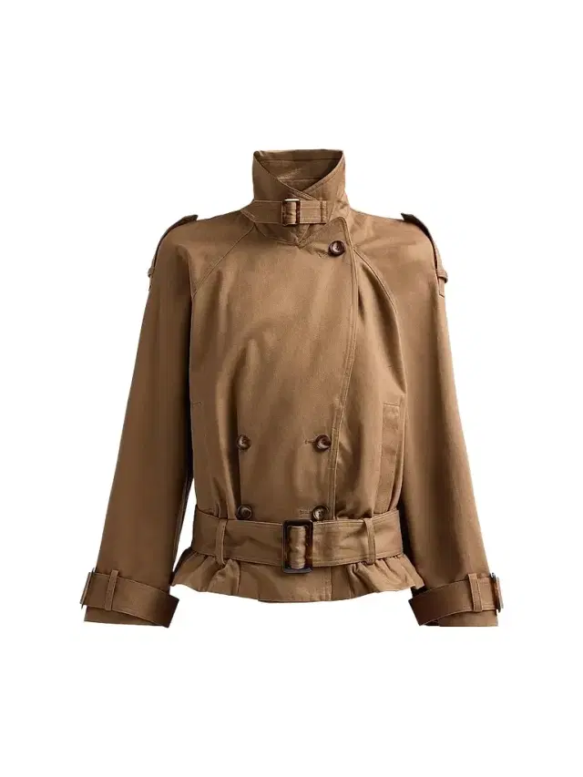 ba & sh Winnie Short Trench Coat - Moka