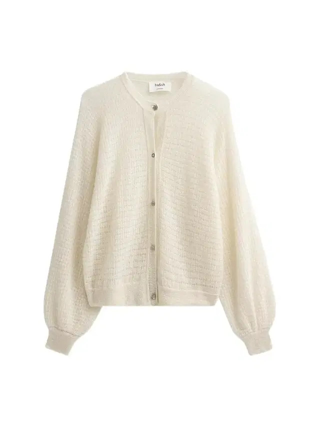 ba & sh Women's Isolar Pointelle-Knit Cardigan - Ecru