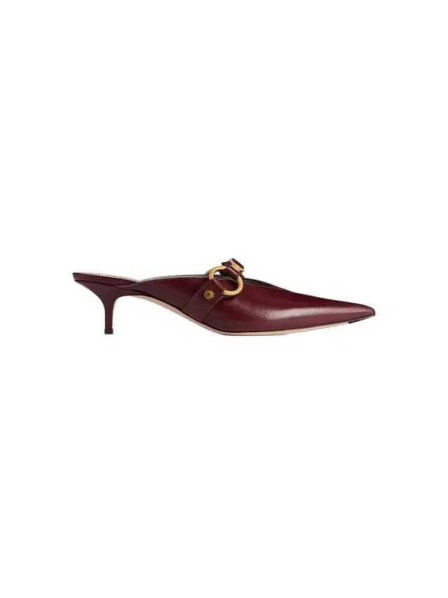Balenciaga Women's City Mules - Merlot