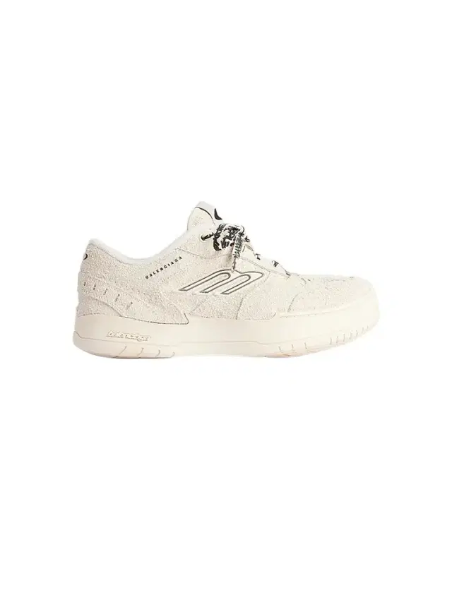 Balenciaga Women's Hamptons Suede Platform Sneakers - Beige Black
