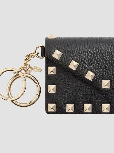 Valentino Garavani Women's Rockstud Charm in Grainy Calfskin | Thumbnail 3 Valentino Garavani Women's Rockstud Charm in Grainy Calfskin | Thumbnail 3