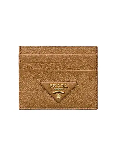 Prada Women's Leather Card Holder | Thumbnail 1 Prada Women's Leather Card Holder | Thumbnail 1