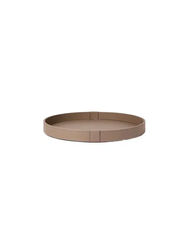 Brunello Cucinelli Wooden Large Tray with Leather Cover