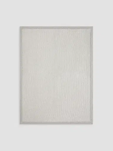 Brunello Cucinelli Cashmere English Rib Knit Throw with Contrast Borders | Thumbnail 2 Brunello Cucinelli Cashmere English Rib Knit Throw with Contrast Borders | Thumbnail 2