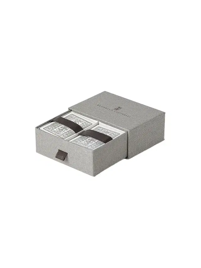 Brunello Cucinelli Playing Cards Set - Light Grey