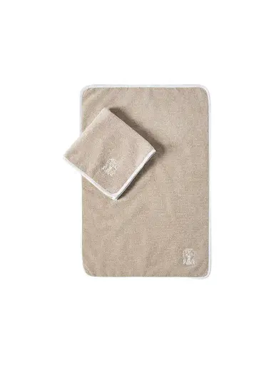 Brunello Cucinelli 2-Piece Cotton Terrycloth Towel Set | Thumbnail 1 Brunello Cucinelli 2-Piece Cotton Terrycloth Towel Set | Thumbnail 1