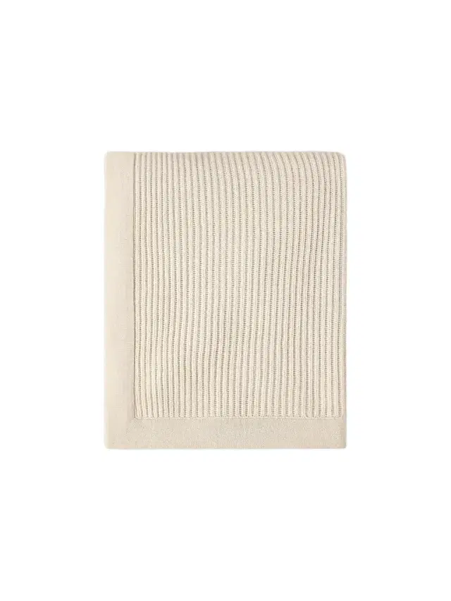 Brunello Cucinelli Cashmere Half English Rib Knit Throw