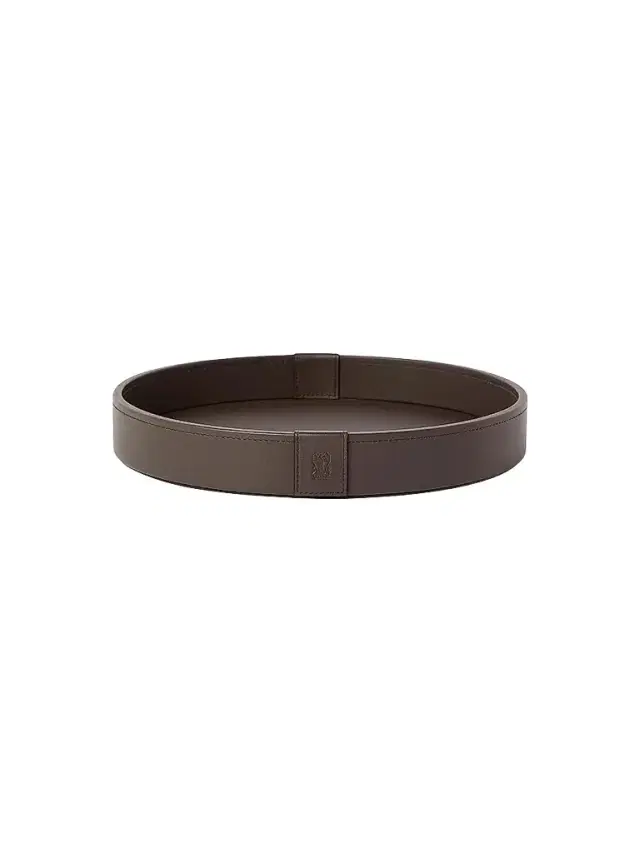 Brunello Cucinelli Small Wooden Tray with Leather Cover - Cigar
