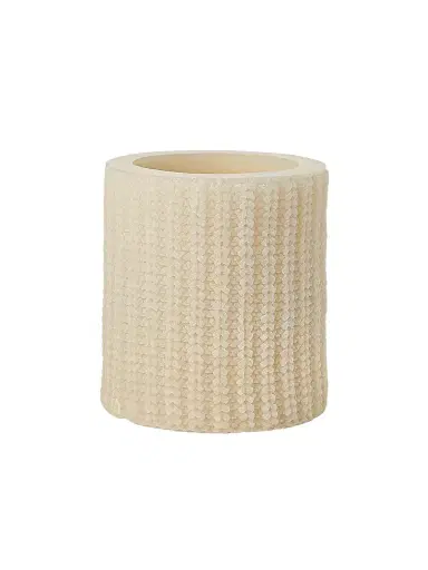 Brunello Cucinelli Large Wax Lantern with English Rib Knit Effect | Thumbnail 1 Brunello Cucinelli Large Wax Lantern with English Rib Knit Effect | Thumbnail 1