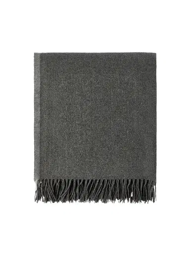 Brunello Cucinelli Cashmere Travel Throw with Selvedge and Fringe | Thumbnail 1 Brunello Cucinelli Cashmere Travel Throw with Selvedge and Fringe | Thumbnail 1