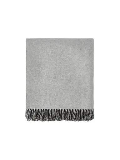 Brunello Cucinelli Two-Tone Cashmere Double Cloth Throw | Thumbnail 1 Brunello Cucinelli Two-Tone Cashmere Double Cloth Throw | Thumbnail 1