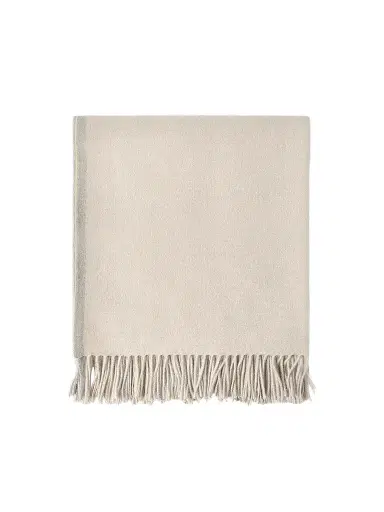 Brunello Cucinelli Cashmere Travel Throw with Selvedge and Fringe | Thumbnail 1 Brunello Cucinelli Cashmere Travel Throw with Selvedge and Fringe | Thumbnail 1